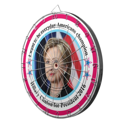 Cible De Fléchettes hillary (Devant droit)