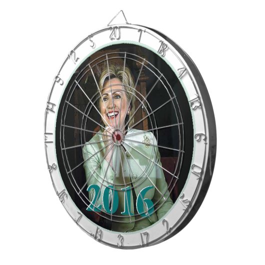 Cible De Fléchettes Hillary 2016 (Devant droit)