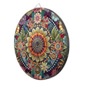 Cible De Fléchettes Hippie Art Dartboard (Devant droit)