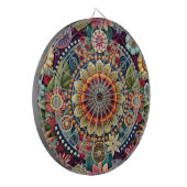 Cible De Fléchettes Hippie Art Dartboard (Devant gauche)