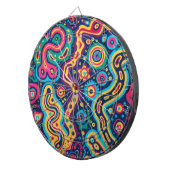 Cible De Fléchettes Hippie Dartboard (Devant droit)