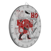 Cible De Fléchettes HOHOHO Avoir un merveilleux Noël avec gratitude (Devant gauche)