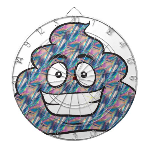 Cible De Fléchettes hologramme émoji (Devant)