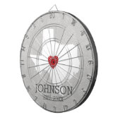 Cible De Fléchettes Home State Map Art - Custom Name Texas (Devant droit)