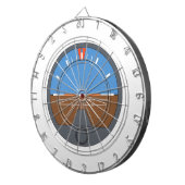 Cible De Fléchettes Horizon de vol d'avion (Devant droit)