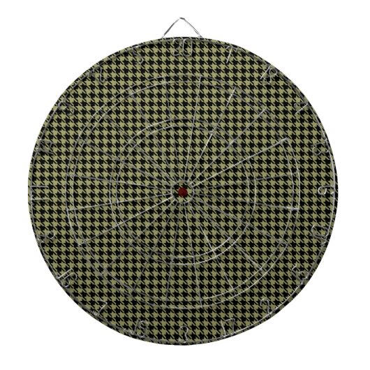 Cible De Fléchettes Houndstooth Avocado et Black (Devant)