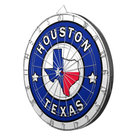 Cible De Fléchettes Houston Texas (Devant droit)