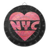 Cible De Fléchettes I Coeur NYC (Devant)