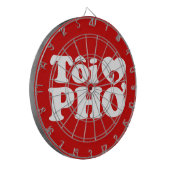Cible De Fléchettes I Heart (Love) Pho (Tôi PHỞ) (Devant gauche)