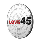 Cible De Fléchettes I Love 45 (Devant droit)