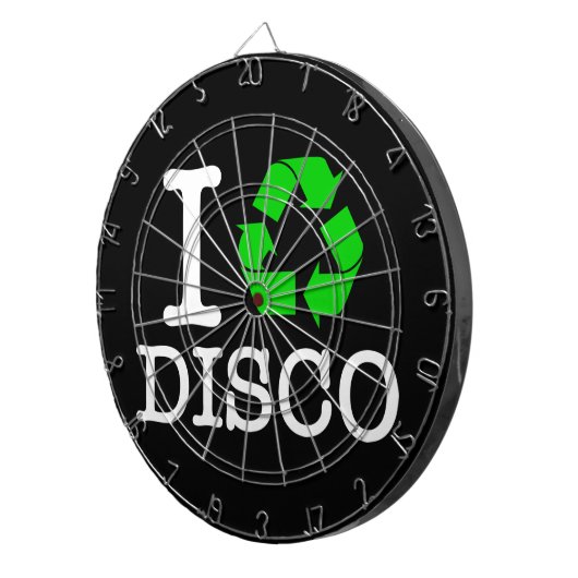 Cible De Fléchettes I Recycle Disco (Devant droit)