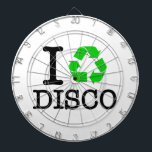 Cible De Fléchettes I Recycle Disco<br><div class="desc">I Recycle disco Vintage Old school Alternative Hip Hop T Shirts Apparel,  Hats,  Stickers,  Smart Phone Cases and more.</div>
