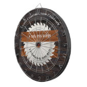 Cible De Fléchettes Icône de construction de lame de scie en bois rust (Devant droit)