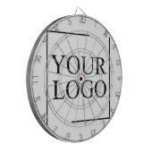 Cible De Fléchettes Idée personnalisée du Mariage Ajouter un logo (Devant gauche)