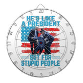 Cible De Fléchettes Il Aime Un Président (Devant)