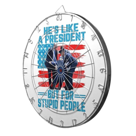 Cible De Fléchettes Il Aime Un Président (Devant droit)