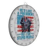 Cible De Fléchettes Il Aime Un Président (Devant gauche)