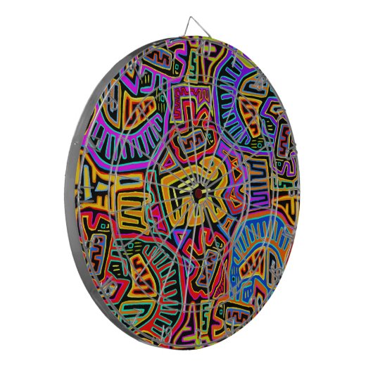 Cible De Fléchettes Île Mola Collage (Devant gauche)