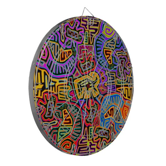 Cible De Fléchettes Île Mola Collage (Devant gauche)