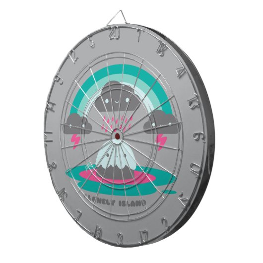 Cible De Fléchettes Île triste 2 (Devant droit)