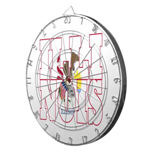 Cible De Fléchettes Illinois (Devant droit)