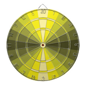 Cible De Fléchettes Illusion d'optique Tableau fléchettes jaune