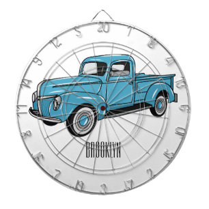 Cible De Fléchettes Illustration classique de la caricature pour camio