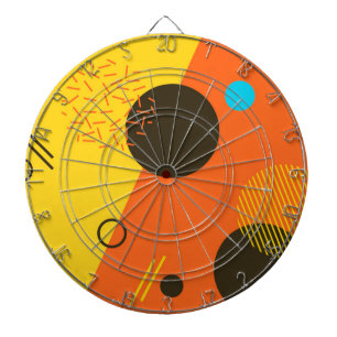 Cible De Fléchettes Illustration cool, moderne, tendance, urbaine de M