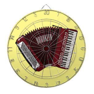 Cible De Fléchettes Illustration d'accordion