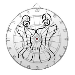Cible De Fléchettes Illustration d'art féminin Thunder_Cove