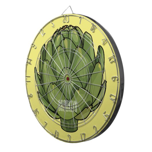 Cible De Fléchettes Illustration d'artiste (Devant droit)