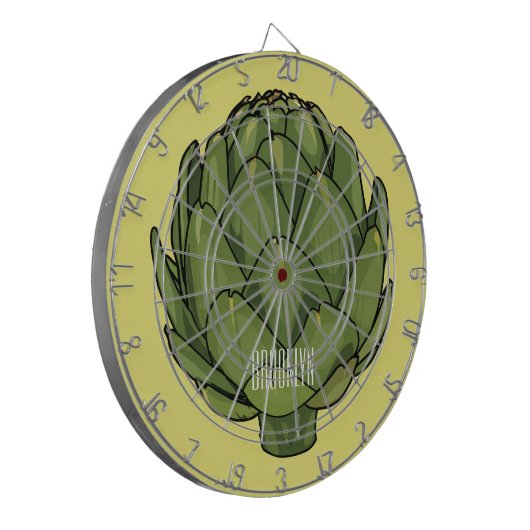 Cible De Fléchettes Illustration d'artiste (Devant gauche)