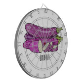 Cible De Fléchettes Illustration d'aubergine (Devant gauche)