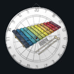 Cible De Fléchettes Illustration de bande dessinée en Xylophone<br><div class="desc">Illustration de bande dessinée en Xylophone</div>