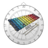 Cible De Fléchettes Illustration de bande dessinée en Xylophone (Devant)