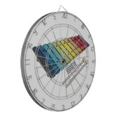 Cible De Fléchettes Illustration de bande dessinée en Xylophone (Devant gauche)