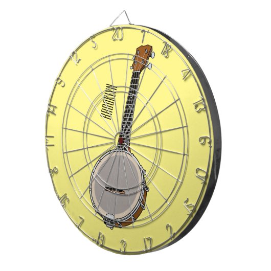 Cible De Fléchettes Illustration de Banjo (Devant droit)