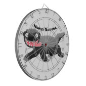 Cible De Fléchettes Illustration de blaireau au miel affamé (Devant gauche)