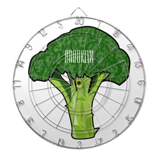Cible De Fléchettes Illustration de Broccoli (Devant)