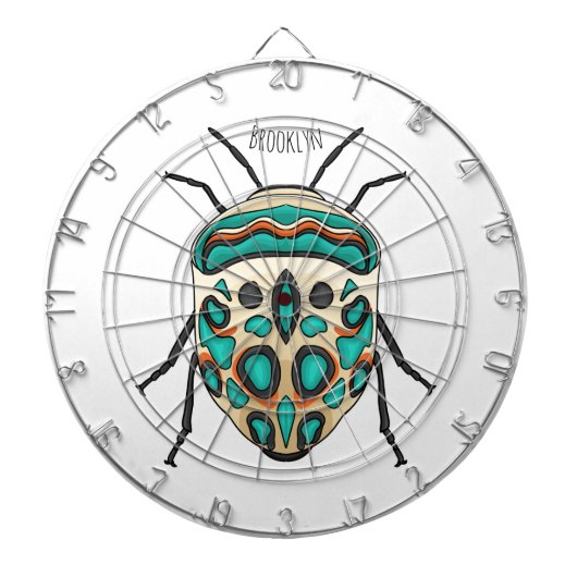 Cible De Fléchettes Illustration de bug Picasso (Devant)