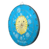 Cible De Fléchettes Illustration de bulles de caricatures de citron mo (Devant droit)