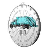 Cible De Fléchettes Illustration de camion à ordures (Devant droit)