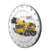 Cible De Fléchettes Illustration de camion de grue (Devant droit)