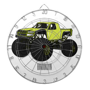 Cible De Fléchettes Illustration de camion monstre