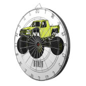 Cible De Fléchettes Illustration de camion monstre (Devant droit)