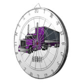 Cible De Fléchettes Illustration de camion semi-remorque (Devant droit)