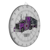 Cible De Fléchettes Illustration de camion semi-remorque (Devant gauche)