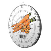 Cible De Fléchettes Illustration de carotte (Devant droit)