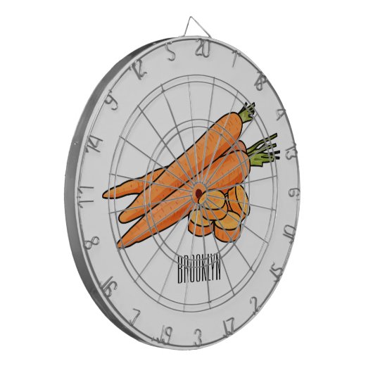 Cible De Fléchettes Illustration de carotte (Devant gauche)