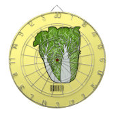 Cible De Fléchettes Illustration de chou chinois (Devant)